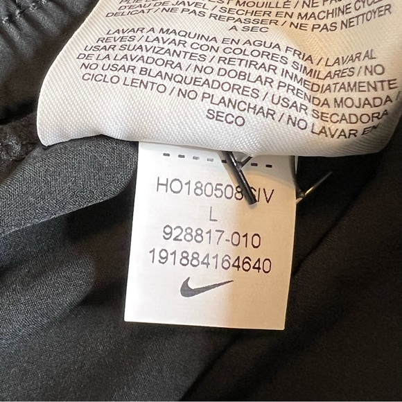 Nike Pants Large Swift Flex Slim Fit Woven Running Black Womens Workout NWT NEW - Picture 14 of 14